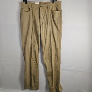 English Laundry Mens 5-Pocket Pants Sand Dune Khaki 34x30 Cotton Stretch 1291272